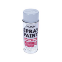 Mondial Spray paint RAL 7001 hoogglans zilvergrijs 400ml Mondial Spray paint RAL 7001 hoogglans zilvergrijs 400ml