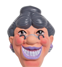 3 D masker Sarah 50 jaar 3 D masker Sarah 50 jaar