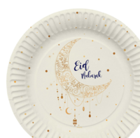 Borden Eid Mubarak - 8 stuks Borden Eid Mubarak - 8 stuks