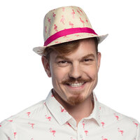 Hoed Sparkling flamingos