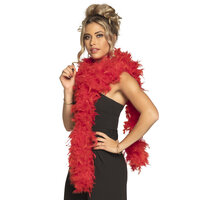 Boa 80 g rood (180 cm) Boa 80 g rood (180 cm)