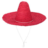 Sombrero Puebla rood (√ò 49 cm)