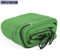 Aanhangwagen net fijnmazig 3,5 x 1,8 mtr in tas