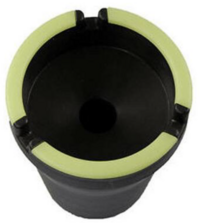 Asbak Zelfdovend Glow In The Dark