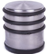 Deurstopper ø9 cm RVS