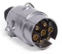 Stekker 7 polig metaal bc 12V