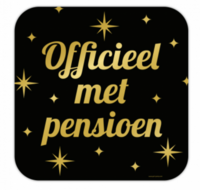 Huldeschild - Pensioen  Huldeschild - Pensioen