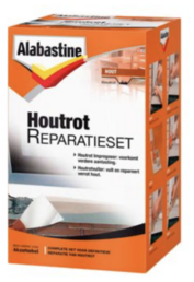 Alabastine Houtrot reparatieset 2 componenten 500gr Alabastine Houtrot reparatieset 2 componenten 500gr