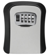 Sleutelkluis + cijferslot metaal