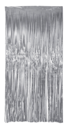 Feestgordijn - Laser Beam Zilver - 1 x 2 m Feestgordijn - Laser Beam Zilver - 1 x 2 m