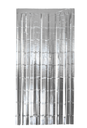 Feestgordijn - Matt Zilver - 1 x 2 m Feestgordijn - Matt Zilver - 1 x 2 m