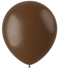 Ballonnen Chocolate Brown 33cm - 10 stuks