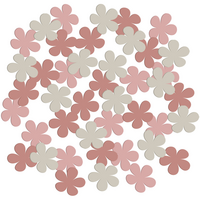 Confetti - Bloemvorm - Blooming Baby Girl - 80 stuks Confetti - Bloemvorm - Blooming Baby Girl - 80 stuks