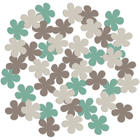 Confetti - Bloemvorm - Blooming Baby Little One - 80 stuks Confetti - Bloemvorm - Blooming Baby Little One - 80 stuks