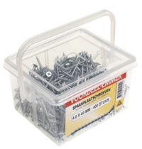 Deltafix Spaanplaatschroeven 4.0 x 40 mm 400 stuks