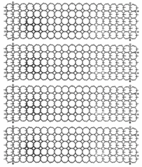 Kattenafweermatten 47,5x13x2,7 cm 4 dlg