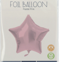 Foil ballon Pastel Pink ster 48 cm Foil ballon Pastel Pink ster 48 cm