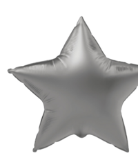 Foil ballon Moonlight Silver ster 48 cm Foil ballon Moonlight Silver ster 48 cm