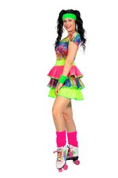 Jurk 80's tijger Jurk 80's tijger