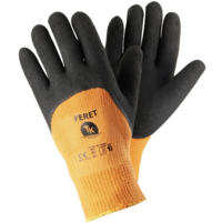 Thermo werkhandschoenen oranje zwart maat 11 Thermo werkhandschoenen oranje zwart maat 11