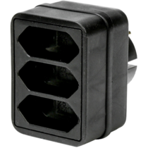 Stekker Triplo Zwart