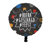 Folieballon geslaagd 43cm