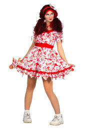 Halloween outfit met bloed