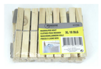 Wasknijpers hout XL 18 dlg