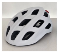 Fietshelm volwassenen met verlichting wit M