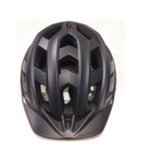 Fietshelm volwassenen met verlichting zwart M