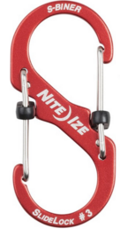 Nite Ize S-Biner Karabijnhaak Slidelock Aluminium Rood #3