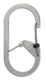 Nite Ize G-Series Karabijnhaak Slidelock Zilver #3 Nite Ize G-Series Karabijnhaak Slidelock Zilver #3