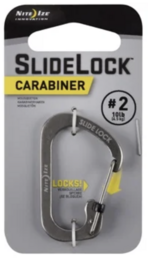 Nite Ize Karabijnhaak Slidelock Zilver #2 Nite Ize Karabijnhaak Slidelock Zilver #2