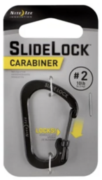 Nite Ize Karabijnhaak Slidelock Zwart #2 Nite Ize Karabijnhaak Slidelock Zwart #2