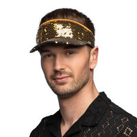 Zonneklep Blitz goud (verstelbaar)