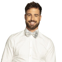 Vlinderstrik Spangles zilver