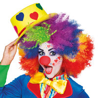 Schmink kit Clown (clownsneus, schmink, spons en penseel)