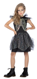 Jurk skelet met strass steentjes