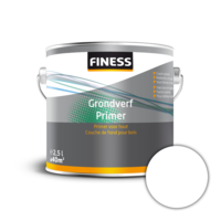 FINESS Grondverf Wit  2,5 L bi/bu FINESS Grondverf Wit  2,5 L bi/bu