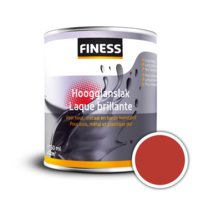 FINESS Hoogglanslak Signaal rood 1431 750 ml bi/bu FINESS Hoogglanslak Signaal rood 1431 750 ml bi/bu
