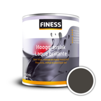 FINESS Hoogglanslak Wengé bruin 1449 750 ml bi/bu FINESS Hoogglanslak Wengé bruin 1449 750 ml bi/bu