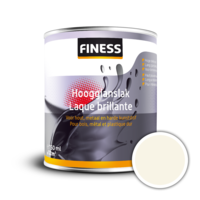 FINESS Hoogglanslak Crème wit (RAL 9001) 14204 750 ml bi/bu FINESS Hoogglanslak Crème wit (RAL 9001) 14204 750 ml bi/bu