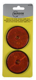 Reflector rond oranje 60 mm 2 dlg E4
