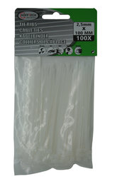 Tie Ribs 2.5 X 100 Mm / 100 Dlg Wit