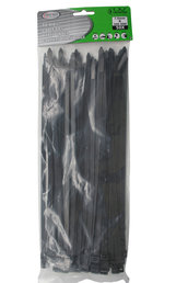 Tie ribs 7.8 x 300 mm 50 dlg zwart