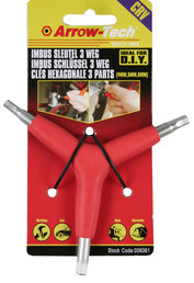 Inbus Sleutel 3 Weg 4/5/6 Mm