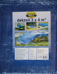 Dekzeil  3X4 Mtr Blauw