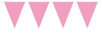 Vlaggenlijn Effen Baby Roze /10mtr