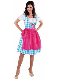 Dirndl 3-dlg ,jurk,bloes,schort turquase Dirndl 3-dlg ,jurk,bloes,schort turquase