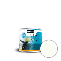 FINESS Matte lak waterbasis Gebroken wit (Ral 9010) 14205 250 ml bi